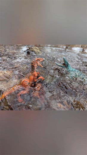 Mosasaurus attack! Toy photography!
