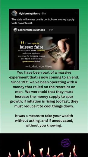 Fallibility of Men - Money Printer #money #shorts