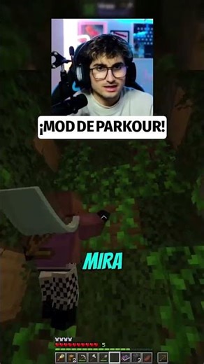 Mod de Minecraft de parkour! #shorts #minecraft