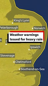 32K views · 167 reactions | It's going to be a very wet weekend with weather warnings issued for thunderstorms and heavy rain. ️ | BBC Norfolk | Facebook