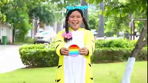 963K views · 6.9K reactions | Five Little Babies Jumping on the Bed Nursery Rhyme for Kids and Learn Shapes with Pop It toys. We having a lot of fun playing with colored shapes. Enjoy and subscribe! | Debbie Gill | Facebook