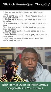 Listening To Rich Homie Quan's First Posthumous Song Is Very Tough To Do, He Was Still Making Great Music True creators don’t complain when they get intimated, they just create again. I’d fool around and turn these type of videos into a business. Giving artists a platform to collaborate post with this channel so their music can be heard. #richhomiequan | Mr. Taliaferro
