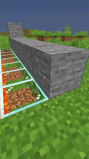 Minecraft Automatic Lava Bridge 🥵 #minecraft