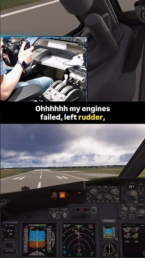 Real 737 Pilot demonstrates Engine Failure at V1