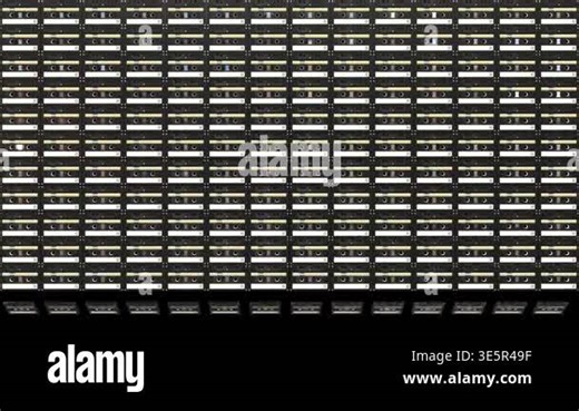 Retro Black Audio Cassette Flat Lay Grind Transition with Alpha Channel vertical wipe Stock Video Footage - Alamy