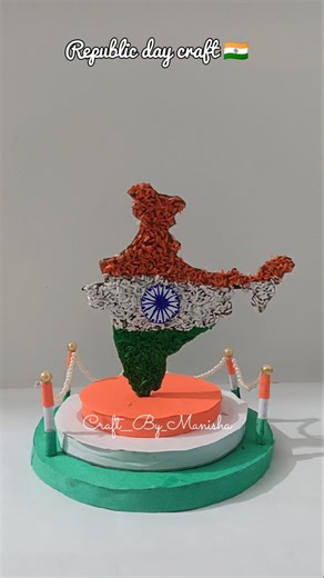 How to Make a Stunning Indian Flag Decoration | Republic Day Craft Idea