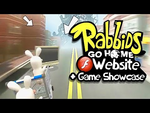 Rabbids Go Home Website - Full Showcase
