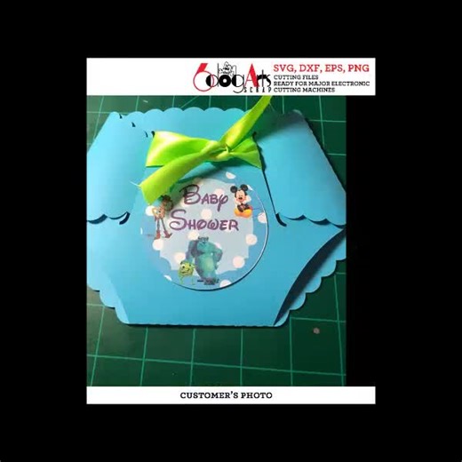 3 Diaper Card Templates Digital SVG DXF Files - Baby Shower Invitation Download for Laser Cricut Cutting JB-811 - Etsy Australia