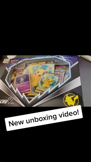 Unboxing the Pikachu V Box. Follow us on Instagram, Twitter, youtube and Facebook! #pokemon #pokemoncards #pokemonunboxing #pokemonbrilliantstars