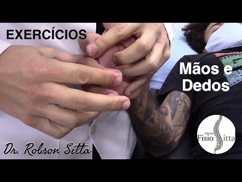 HAND AND FINGERS EXERCISES STRENGTHENING INTRINSIC FLEXOR MUSCLES Physiotherapy Dr. Robson Sitta