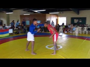 Gilbert Emilie (lutte) vs John Nanon (judo) finale croche 2013 des 74kg