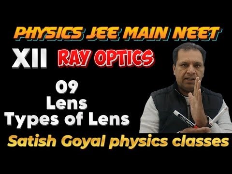 09- Lens and Its Types | Convex & Concave Lens Explained |Ray Optics | Satish Goyal physics classes