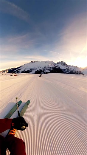 Deux pistes incroyable à Méribel ⛷️🏔️❄️ #ski #meribel #les3vallees #pistes #montagne