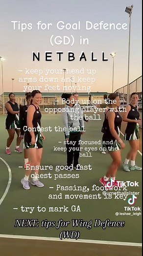 Netball Tips for Goal Defence (GD): How to Become a Good Netball Defender
