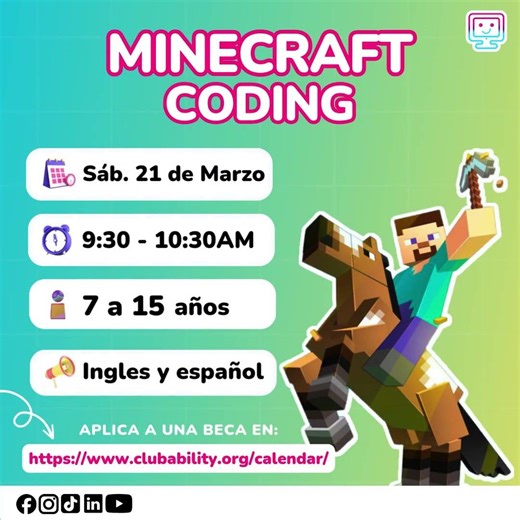 De Gamer a Jugador con Minecraft Coding