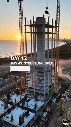 Building a $100M Luxury Penthouse in 60 Seconds 🏗️ | Satisfying Construction Timelapse