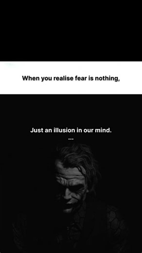 When you realise fear is nothing 💯😤