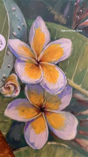 Oil pastel drawing/ Waterfall/ By Ashvitha #art #coloring #oilpastel #painting #colouring