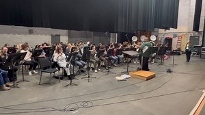 Here is the BU Pep Band - The Screamin Green - and the Binghamton University Wind Symphony re-recording our fight song! | Binghamton Bearcats