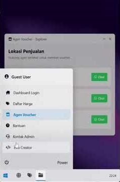 Login Page Hotspot Mikrotik, Mode Windows