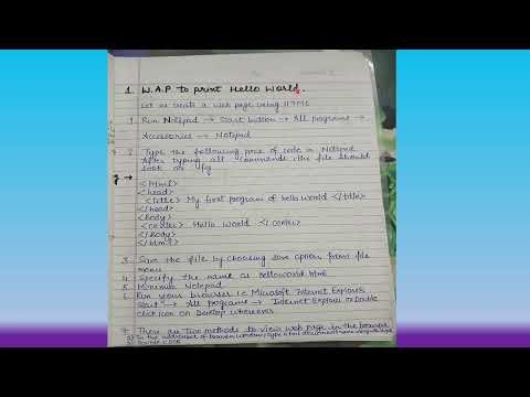 Html | print Hello world