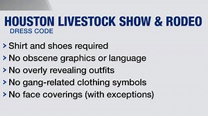 Houston Rodeo updates dress code policy during final week of RodeoHouston. Here’s what you need to know before you go