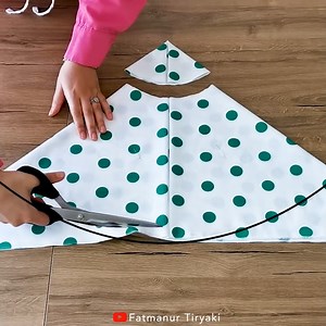 1.2M views · 41K reactions | Get ready to twirl into a world of fashion with our full-circle umbrella skirt tutorial! ✂️ | Fatmanur Tiryaki | Facebook
