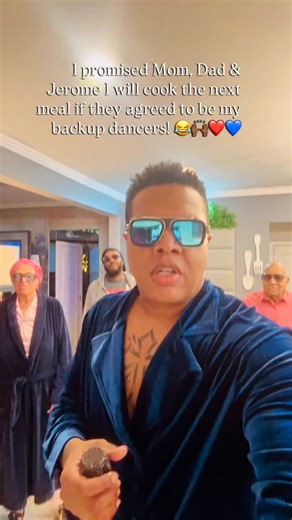 “Ice storm vibes ❄️ Stuck in the house, so we’re making the best of it! 😂 Good sports, y’all. Now i’m off to the kitchen… help me, Lord! 🙏🏽😂” #FamilyFirst #IceStorm2026 | Andrae Crenshaw