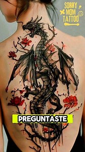 El significado del tatuaje de dragón 🐉✒️🖤 #dragon #sorrymomtattoo #ideastattoo #tattoos #tatuajes #tattoo | Sorry Mom Tattoo