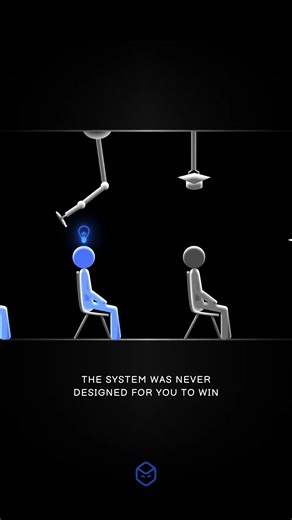 The system was never designed for you to win. You walk into school curious, creative, full of ideas and slowly you’re taught to sit still, follow rules, and fit into a box. Not to think for yourself, but to become manageable. A worker, not a builder. If you want more than average, you have to unlearn what keeps you comfortable and start thinking on your own. #entrepreneur #viral #fyp