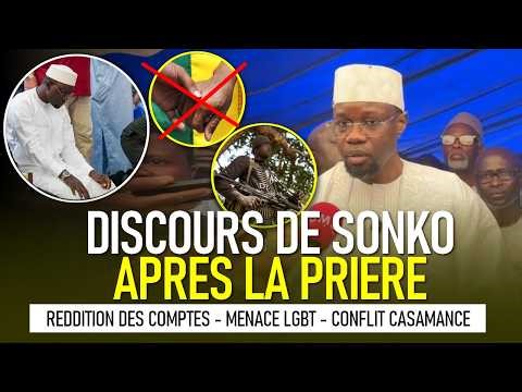 Discours du Premier Ministre Ousmane Sonko après la prière de Korité à HLM Nema