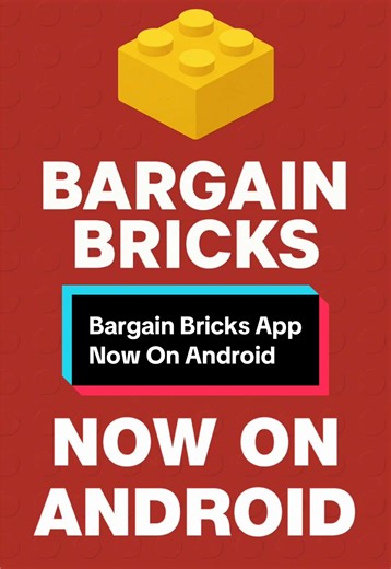 Bargain Bricks App Now On Android The long wait is over! Bargain Bricks is finally available for Android phones on the Google Play store, so you can find the best LEGO deals online! #lego #bargainbricks #app