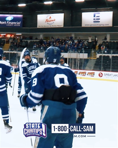 CELEBRATION TIME FOR THE SHAMROCKS! ☘️🏒 Detroit Catholic Central shuts out Howell 1-0 in a highly anticipated Division 1 Quarterfinal showdown this afternoon. Powered by Sam Bernstein Law | State Champs Michigan
