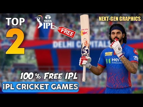 TOP 2 BEST IPL CRICKET GAMES FOR ANDROID 🔥 100% FREE IPL - REALISTIC IPL EXPERIENCE
