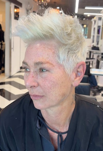 Platinum Pixie Transformation with Jen & Paul