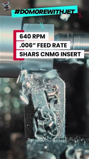 Little chip action on the JET GHB-1236 lathe 💪🏾