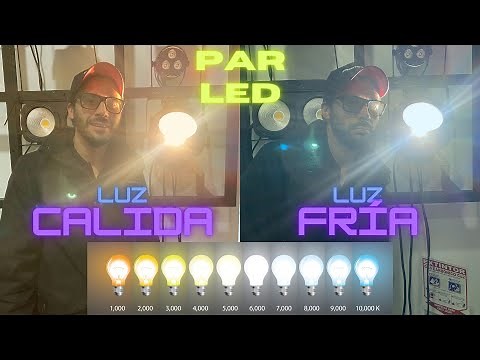 PARES LED CON LUZ CALIDA / LUZ FRIA - EL COLOR BLANCO EN LA ILUMINACION - TEMPERATURA DE COLOR