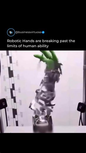 AI | Investing on Instagram: "Robotic hands are advancing with designs that mimic — and sometimes surpass — human dexterity. 🤖 Using artificial muscles, advanced sensors, and machine learning, these systems can grip, rotate, and manipulate objects with incredible precision. Unlike human hands, they can be engineered for superhuman strength, endurance, or microscopic accuracy. 👉 Do you think machines will one day handle tasks better than us in every way? 🧠💡 Stay sharp by following @businessvi
