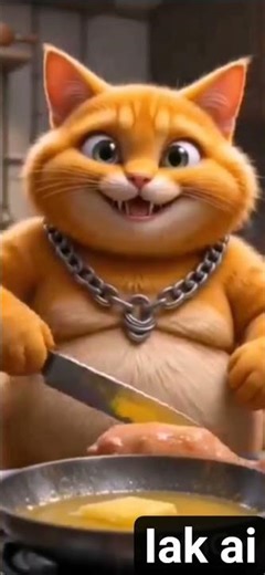 cat to duck eat eat story #cat #ai #funny #cute #funnycute #funpage #ai #viral