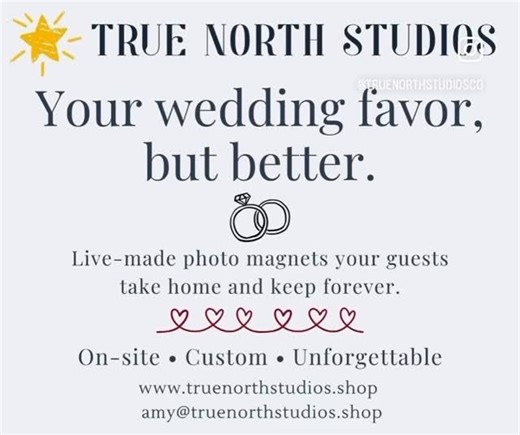 Amy Perkins Gamache on Instagram: "Turn your event into a take-home memory 🧲✨ Weddings. Corporate events. Fundraisers. Special celebrations. I bring my on-site Magnet Maker setup to your event so guests can create custom magnets in real time—a fun experience and a keepsake they’ll actually keep. ✔ I bring all equipment ✔ You choose how many magnets are available ✔ Pay a flat event fee + per-magnet cost ✔ Fully customizable to your event From wedding favors to branded corporate moments, this is 
