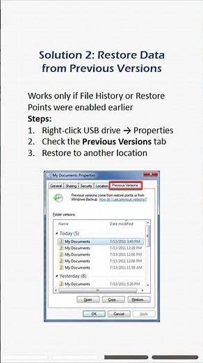 Learn how to recover data from corrupted or inaccessible USB flash drives on Windows. #usb