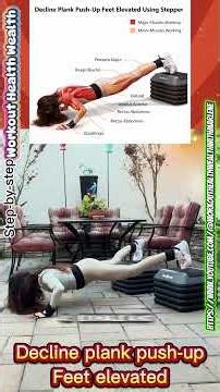 “One Move That Builds Chest, Core & Shoulders FAST-Decline Plank Push-Ups, Hits & Burn Everything!”