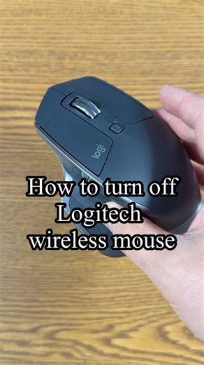 How to turn off Logitech wireless mouse #lifehack #tutorials #sarcasm #sponsorme @logitech
