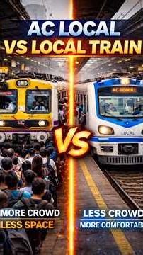 Normal local train/Ac local train crowd/crowd at peak hours mumbai local train#crowd #mumbailocal