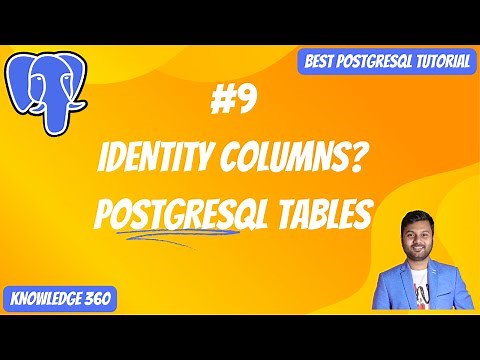 How to Create Identity Columns in PostgreSQL Tables || PostgreSQL Full Playlist #9