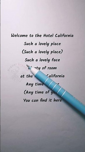 Sing Along and Learn English | Welcome To Hotel California Karaoke