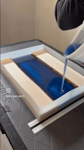 Satisfying Epoxy Resin Pour | DIY Serving Tray Build