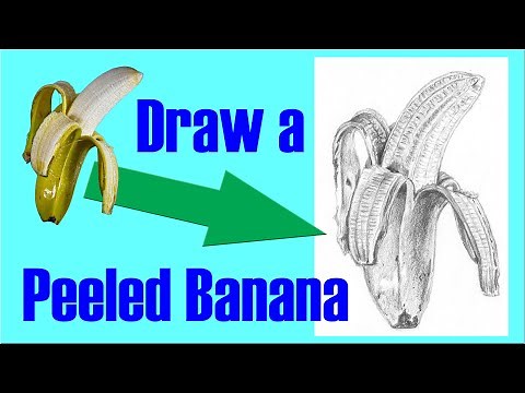 How to Draw a Banana That Is Peeled