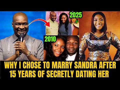 Why I Chose to Marry Sandra Areh, Apostle Joshua Selman Breaks Silence, After 15 Years Secret Dating
