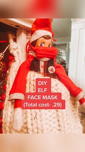 DIY Elf Face Mask Tutorial - Easy Christmas Craft Ideas
